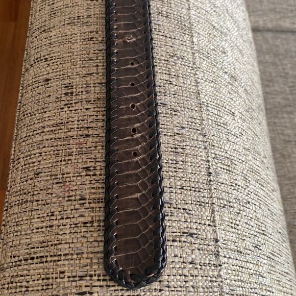Snakeskin (?) handmade belt - Picture 4 of 8